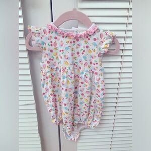 Magnolia Baby Summer Fruit and Ice Cream Bubble Onesie